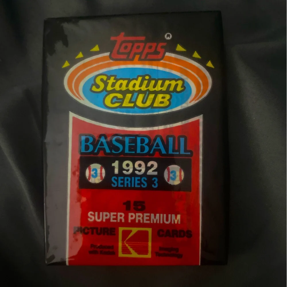 1992 Series 3 Topps Stadium Club Pack 15 Super Premium Picture Cards - Picture 1 of 2